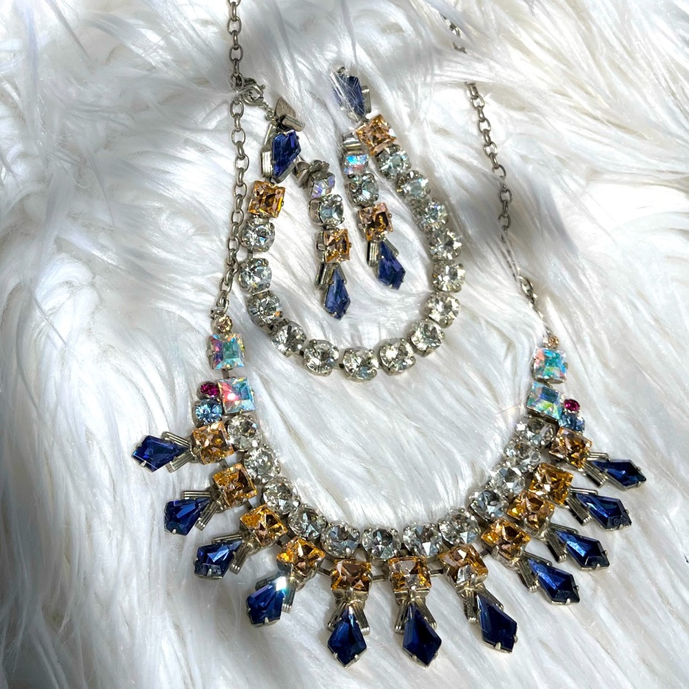 Purple and Champagne Sparkly Sorrelli Set